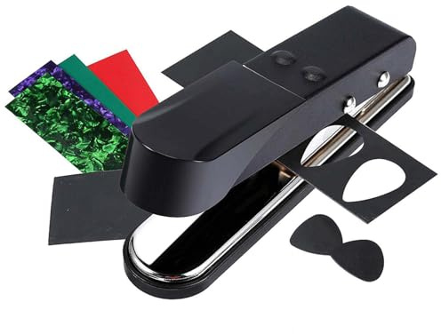 SUPVOX Gitarrenplektrum Stanzer Satz Selbstgemacht Gitarren Plektrum Locher aus Langlebigem Material Tragbarer Gitarrenpicks Hersteller für Musiker und Zufällige Farbe