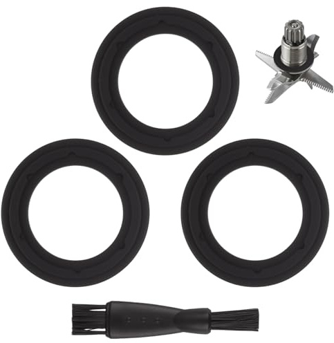 3 Stück kompatibel mit Monsieur Cuisine Dichtungsringe | Messerdichtung kompatibel mit Connect, Edition Plus & Smart Küchenmaschine, inkl. Reinigungsbürste, zuverlässiger Ersatz