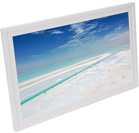 Asixxsix Cornice digitale, display touch screen Ultra HD da 21,5 pollici, cornice digitale Wi-Fi, wireless, 2 altoparlanti, cornice digitale Wi-Fi, regali fotografici per genitori e (Spina europea)