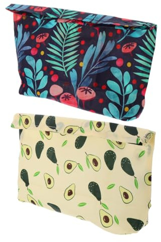 HOLIDYOYO Bolsa de Algodón Cera de Abeja para Almacenar Alimentos y Frutas, Reutilizable Buen Sellado y Reducción de Plásticos, Adecuado para Uso Diario