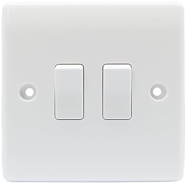 Double Light Switch, 2 Gang Light Switch, 10a Ac100-250v