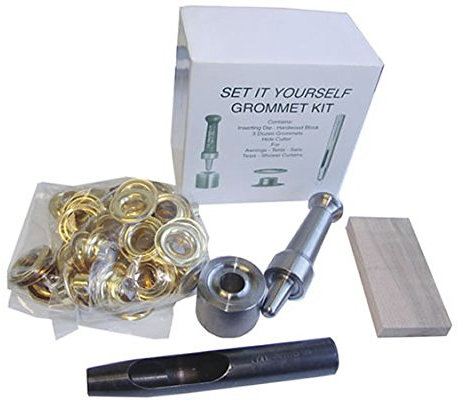 C. S. Osborne and Co. No. K235-5Set it Your Self Home/Hobby Tool and Grommet Kit - BRASS Size 5 (MPN # 13304)