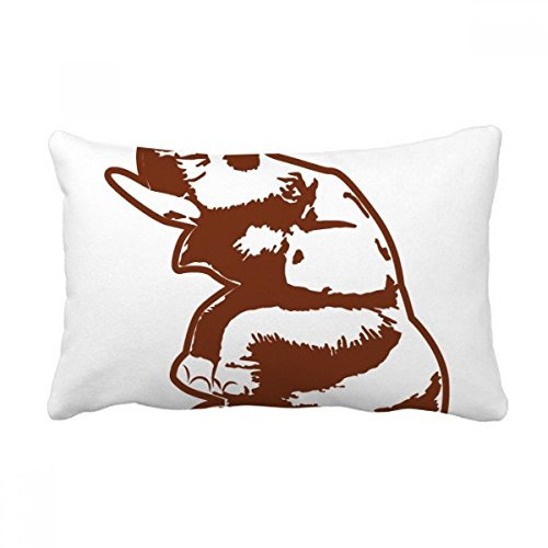 DIYthinker Thai Customs Culture Thailand Sculpture Throw Pillow Lumbar Insert Cushion Cover Home Decoration