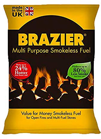 1 x 10kg Multi-Purpose Smokeless Fuel Coal Open Fires Camping Stoves Boilers