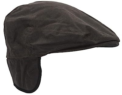 WALKER AND HAWKES - Unisex Schiebermütze mit Ohrenklappen - 100% gewachste Baumwolle