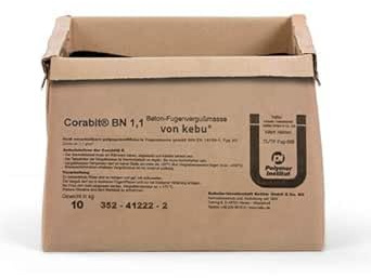 Kebu - Betonfugenvergußmasse BN1,1 Heiß-Vergussmasse Asphalt und Beton 10kg