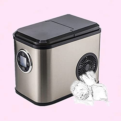 Machine a Glacons Et Glace Pilee Machine a Glace Italienne Professionnel 9 Glaçons par 8 Min 2 Tailles de Glaçons Poser sur comptoir,B