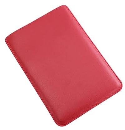 MYLPDZSW HHF TAB Zubehör 5 Farben Hochwertige Mikrofaser-Ledertasche E-Book-Reader-Taschen-Abdeckungs-Beutel-Tasche Für Onyx Boox Nova Air 7,8 Zoll (Farbe : Smooth Red)
