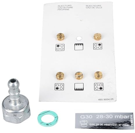 LUTH Premium Profi Parts Kompatibel mit Beko Gasdüsen Set 4431910108 G30 28-30Mbar für Gasherd