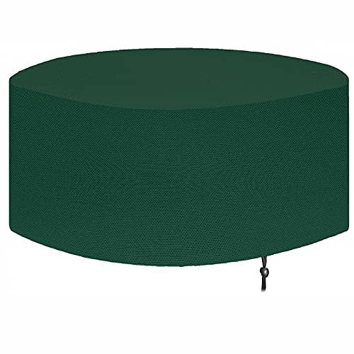 Wasserdichte runde Abdeckung für Terrassenmöbel, 420D Oxford-Material, winddicht, UV-beständig, reißfest, Grün (90 x 75 cm), Schutz für Gartenmöbel