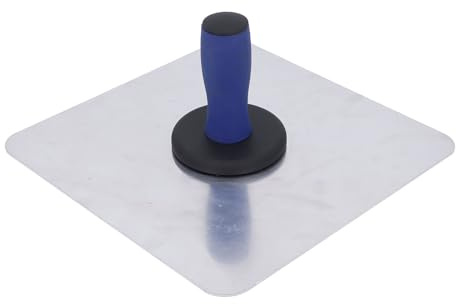 Mortar Board Holder, Aluminium Plastering Hawk with Soft Grip Handle, Finishing Plastering Tool for Cement, Mortar, Drywall, 30 X 30cm