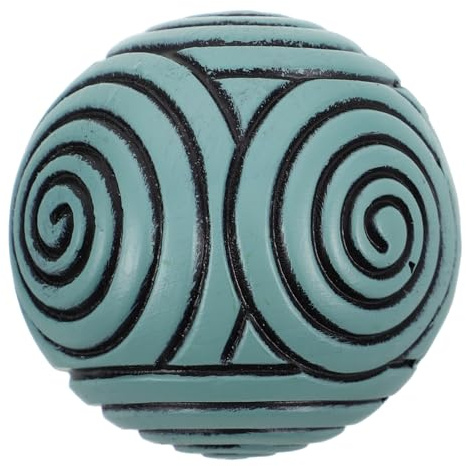 Healifty Mini Zen Garden Sand Table Japanese Symmetrical Spiral Texture Ball for Meditation Desktop Landscape Accessories Sensory Yoga Tool