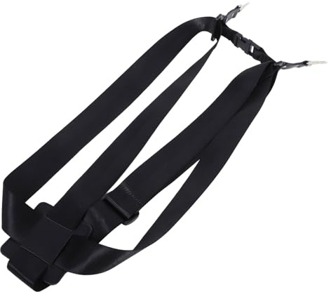 STOBAZA Verstellbarer mit Ergonomischem Design Schultergurt aus Leder Schwarzer und Verstellbarer Schnalle für Komfortables Tragen für Afrikanische Trommeln und Snare Drums