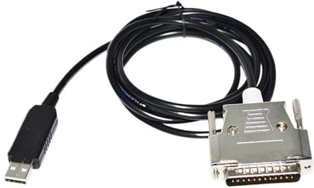 FT232RL Cable Adaptador de comunicación Serial USB RS232 a DB25 D-Sub de 25 Pines for balanzas electrónicas analíticas(1.8M)