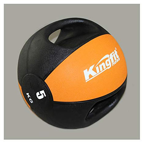 Medizinbälle Hua Fitness-Medizin-Ball Für Männer Und Frauen, Solide Elastische Gummi-Kugel, Für Home Gym-Balance-Trainingsgeräte, 3kg, 5kg, 7kg, 8kg, 9kg, 10kg, 12kg (Size : 5kg)