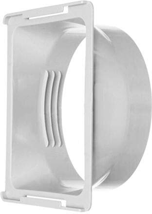 MOWIN 5.9Inch Window Adaptor Exhaust Pipe Duct Hose Tube Connector for Portable Air Conditioner,150mm Diameter, Square Interface