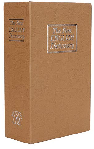 Buchtresor mit Zahlenschloss, Buchsafe Geldverstecke für Zuhause, Mini Versteckter Safe für Schmuck, Geld und Bargeld, Safe Tresor Versteck Spardose Buch für Zuhause und Reisen