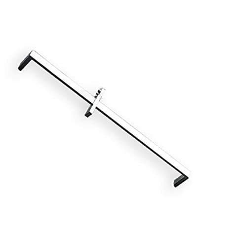LIOPJH Barre de douche pour pommeau de douche - Colonne de douche réglable - Fixation murale avec support de fixation - Barre coulissante