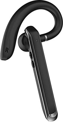 ihreesy Oreillette Bluetooth sans Fil V5.0, Oreillette Bluetooth Oreillette d'affaires Mains Libres Bluetooth Oreillette Intra-auriculaire Microphone Bluetooth Écouteur Type de Suspension,Noir