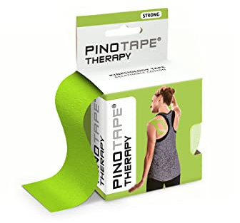 PINOTAPE Kinesiologisches Tape 5 cm x 5 m Baumwolle Lime Grün