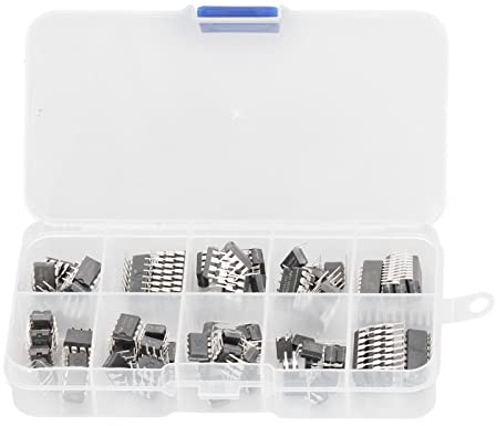 Chip IC, 10 specifiche Fine Made Ampio utilizzo 85 pezzi Pratico kit di assortimento IC per doppio amplificatore operazionale