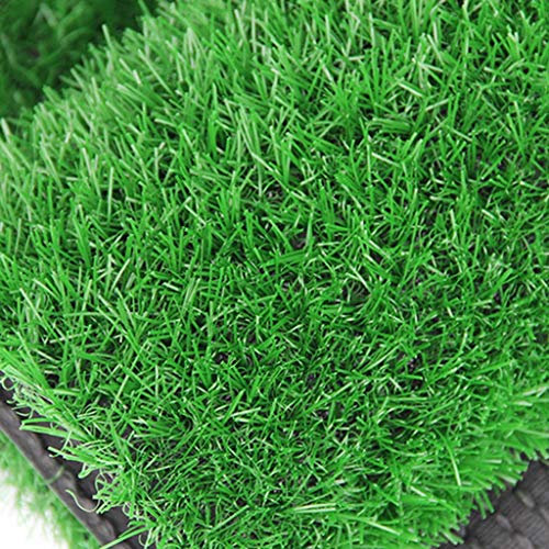 Gazon Artificiel, pelouse en Plastique Balcon Faux Gazon Jardin d'enfants Simulation de pelouse Artificielle Tapis de pelouse extérieur (2x2m)