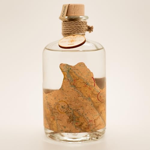 Navis Gin – Mehrfach ausgezeichnet - Handcrafted - Originale Seekarte als Banderole - Regionale Zutaten aus der jeweiligen Meeresregion - Deutsche Manufaktur - 43% Vol. (Navis Gin ADRIA)
