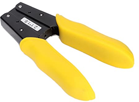 Outil de Dénudage de Fil, Outil de Coupe de Pince à Dénuder Ergonomique Multifonctionnel, Dénudeur de Fibre Optique pour Câble Optique Gainé de 2,1 X 1,6 Mm (2.1 * 1.6)