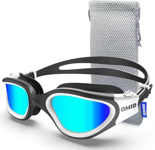 OMID Schwimmbrille, P2 Komfortable Anti-Fog Schwimmbrille für Männer Frauen Erwachsene Jugend