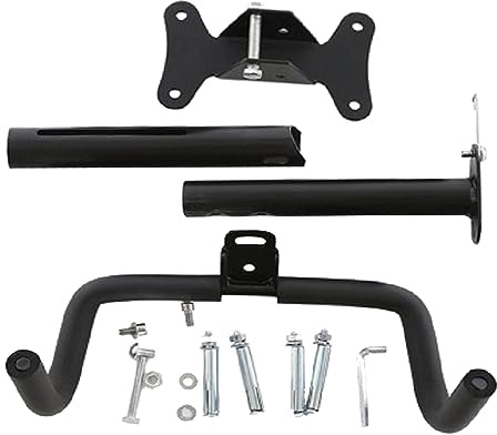Oshhni Bike Wall Mount Bike Hanger Portabiciclette Pieghevole Portabiciclette Orizzontale Portabiciclette Gancio per Bici per Garage al Coperto, Regolabile