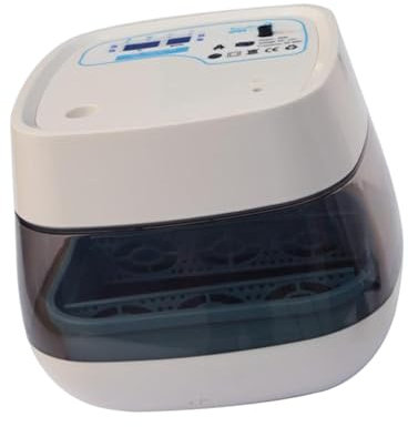 Sharplace Eierinkubator, LED-Eierkerzenleuchte, langlebig, mit automatischer Eierdrehmaschine, Geflügelschlüpfmaschine für Hühner, Vögel, Tauben, Enten, Weiß