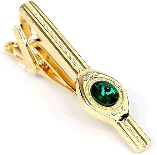 Krawattenklammern für Herren aus Metall für Krawattenklammern, Hemden, Krawattennadel für Hochzeitszeremonie, Metall, goldene Krawattenklammer, Herren-Accessoires (A)