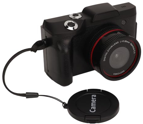 1080P-Digitalkamera, 16MP HD-Mikro-Spiegelreflexkamera, 16-facher Digitalzoom, Anti-Shake-Vlogging-Kamera, Autofokus-Digitalkamera für Fotografie, Kompakte Kleine Kamera für Reisen