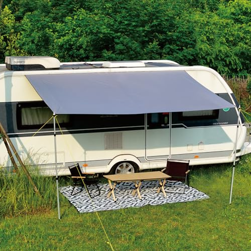 SHADEPLUS Sonnensegel Wohnwagen mit keder 2 Keder mit Ø 4.8& 6.8mm,sonnensegel keder Geeignet Wohnwagen,Wasserdicht und UV-beständig Wohnwagen sonnensege 3.5M