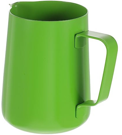 HOMSFOU Verseuse à Mousse De Lait Acier Inoxydable Mousseur à Café Pratique Pour Cappuccino Et Latte Art Pour Cafés Et Restaurants