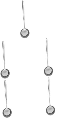 Amosfun 5 Pezzi In Acciaio Inox Spazzola Per Padella Spazzola Per Piatti Pentola Scrubber Pulitore Del Forno Utensile Da Cucina Pentole Detergente Posate Per La Pulizia