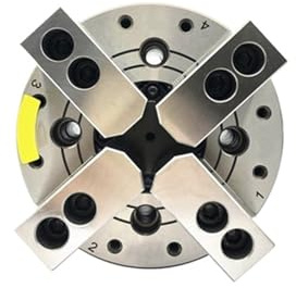 PMZZHUPVR Mandrin hydraulique Solide à Quatre mâchoires, mandrin à Pression, 5 Pouces SBS-205, 6 Pouces SBS-206, 8 Pouces SBS-208(6 inch SBS-206 (A5))