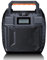 Lenco ODR-160BK Radio Dab+/FM, Haut-Parleur Bluetooth, Antichoc et étanche, Lecteur de Carte SD, AUX-in, 35 W RMS, autonomie de la Batterie 20 Heures, Fonction de Charge USB