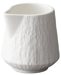 Montalatte 2 tazze for caffè, latte, salsa di bistecca, brocche for latte a bocca appuntita, zuccheriera, bricco for latte, tazzine in ceramica for caffè espresso Bricco Per Latte(White,130ml)