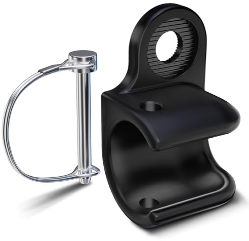 EMTB Bike Trailer Hitch for Thule Chariot Cross Bicycle Trailer Coupler Hitch Attachments that Work with Ball Head Bicycle Trailer Connectors Black/Silver