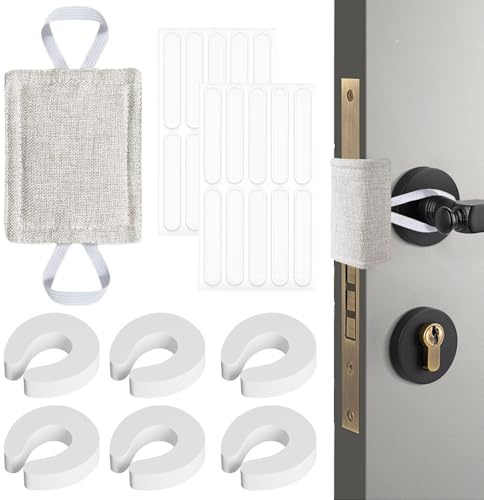 9 Pcs Anti Door Slam, Door Silencer, Foam Door Cushion Stopper, Bumper Safety Door Slamming Preventer Pads for Children, Noise Reducing