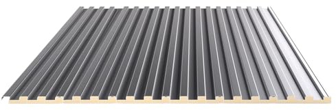 Corrugated Roofing Sheets, Insulated Metal Roof Panels - Heavy Duty, for Roof Replacement, Aluminum Cladding for Sun Rooms
