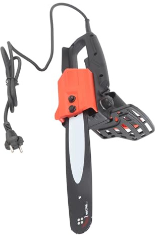 Fdit Motosega Elettrica Leggera per Tagliare Legno da Giardino, Portatile da Esterno da 1600 W, Adatta per Uso Domestico