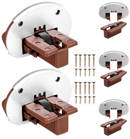 BIUDECO Kit di Riparazione Guide per Cassetti Montaggio Inferiore Set 5 Pezzi in Plastica Resistente Accessori per Mobili Cucina e Camera da Letto Supporto Stabile e Funzionamento