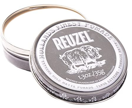 Reuzel Extreme Hold Matte Pomade, Hair Holding Wax For Men, 35 g