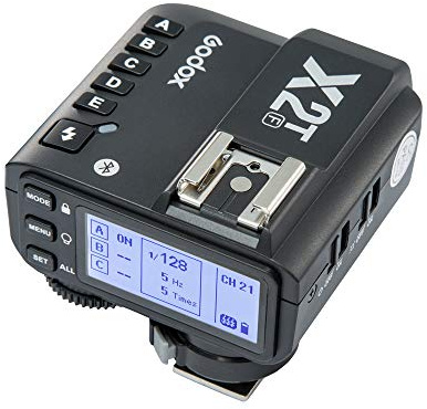 Godox X2T-F Disparador para Fuji, TTL HSS 1 / 8000s | 2.4G Transmisor de Disparo de Flash inalámbrico ， Función de Grupo， LED Panel de Control Actualización de firmware