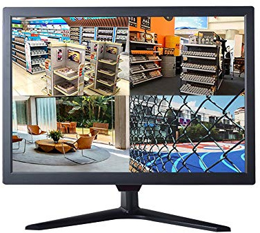 Cocar 19.5 CCTV Monitor, 1600x900 Resolution, 16:9 BNC Display with Component BNC/YPbPr/VGA/HDMI/Audio Jack, TFT LCD for Security Cameras, NVR/DVR, Home Surveillance, VESA Wall Mount