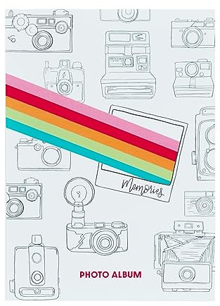 Grupo Erik Fotoalbum Einsteckalbum 10x15 Vintage Cameras - Foto Einsteckalbum 10x15 - Fotobuch für 36 Fotos Erinnerungsbuch