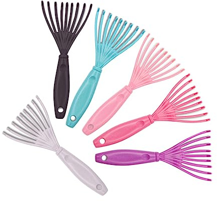 DOITOOL 8piezas Herramienta Limpiadora De Cepillos Para Cabello Removedor De Cabello Para Peines y Cepillos Accesorios Para Casa y Salón Color Aleatorio