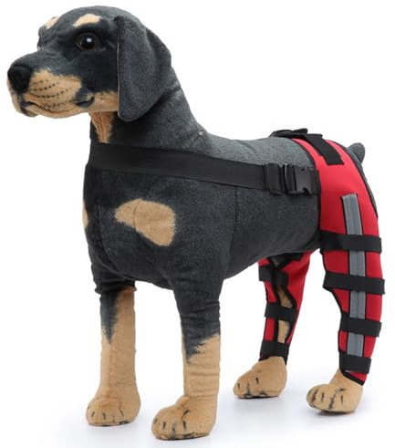 Fabater Kniestütze für Hunde, Unterstützung für Große und Kleine Hunde mit ACL, CCL, Kreuzbandverletzungen, Patellaluxation oder Arthrose für Hinter- und Vorderbeine (XS)
